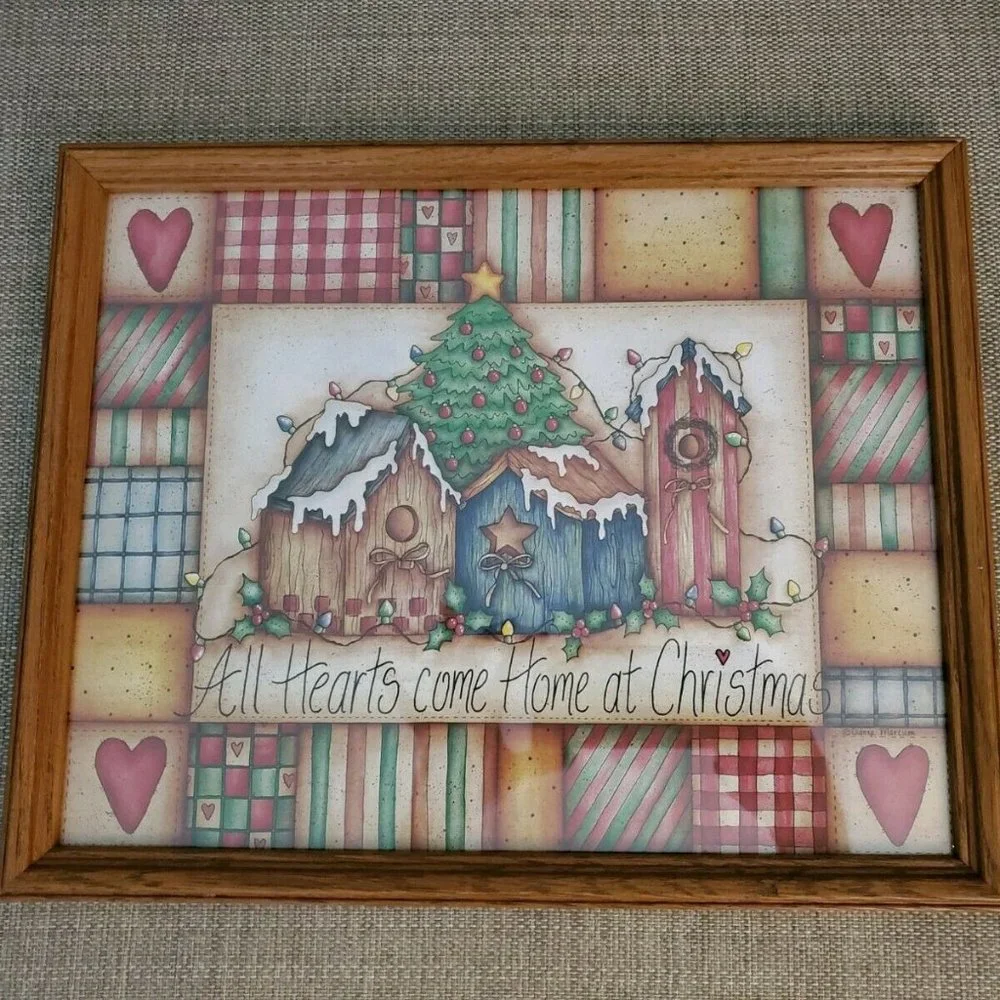 All Hearts Come Home At Christmas Print Home Interiors
